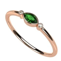 Bague Marquise Émeraude 25 Bague Marquise Émeraude -Vivalatina Boutiqe Bague emeraude marquise 12