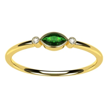 Bague Marquise Émeraude 8 Bague Marquise Émeraude – Image 6