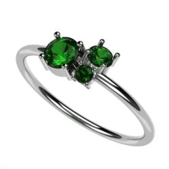 Bague Émeraude Originale -Vivalatina Boutiqe Bague emeraude originale 5