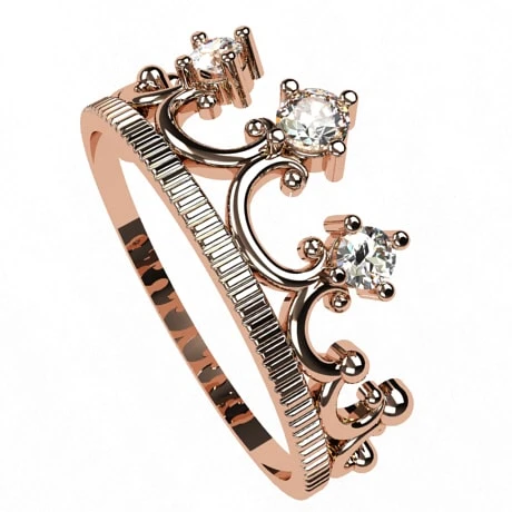 Bague Couronne De Princesse 15 Bague Couronne De Princesse – Image 13