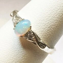 Bague De Fiançailles Opale -Vivalatina Boutiqe Bague fiancaille opale noble 14