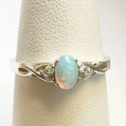 Bague De Fiançailles Opale -Vivalatina Boutiqe Bague fiancaille opale noble 15