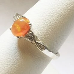Bague De Fiançailles Opale -Vivalatina Boutiqe Bague fiancailles opale de feu 12