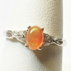 Bague De Fiançailles Opale -Vivalatina Boutiqe Bague fiancailles opale de feu 14