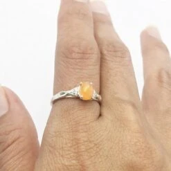 Bague De Fiançailles Opale -Vivalatina Boutiqe Bague fiancailles opale de feu 9