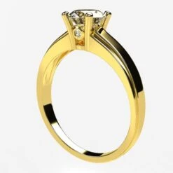 Bague De Fiançailles Originale Avec Diamant Solitaire Pour Femme -Vivalatina Boutiqe Bague fiancailles originale femme diamant solitaire 11