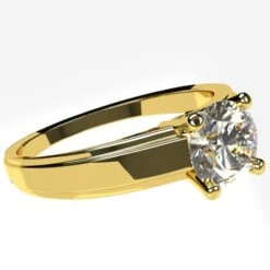 Bague De Fiançailles Originale Avec Diamant Solitaire Pour Femme -Vivalatina Boutiqe Bague fiancailles originale femme diamant solitaire 12