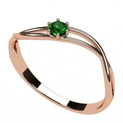 Bague De Fiançailles Simple -Vivalatina Boutiqe Bague fiancailles simple or 10