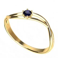 Bague De Fiançailles Simple -Vivalatina Boutiqe Bague fiancailles simple or 8