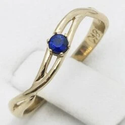 Bague De Fiançailles Simple -Vivalatina Boutiqe Bague fiancailles simple saphir 5