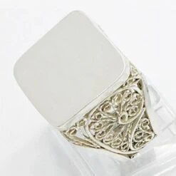 Bague Filigrane Homme 20 Bague Filigrane Homme -Vivalatina Boutiqe Bague filigrane argent homme 2