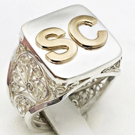 Bague Filigrane Homme 15 Bague Filigrane Homme – Image 13