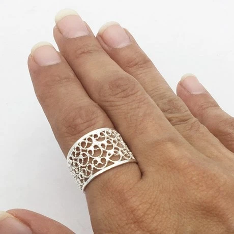 Bague Filigrane Large 8 Bague Filigrane Large – Image 6