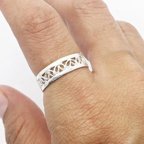 Bague Filigrane Fine 8 Bague Filigrane Fine – Image 6