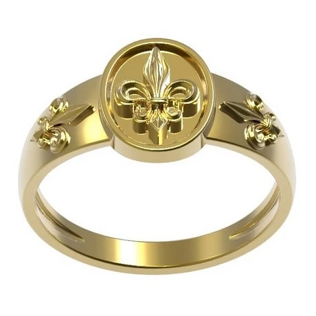 Bague Fleur De Lys 14 Bague Fleur De Lys – Image 12