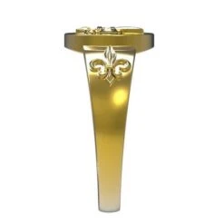 Bague Fleur De Lys 29 Bague Fleur De Lys -Vivalatina Boutiqe Bague fleur de lys or 4