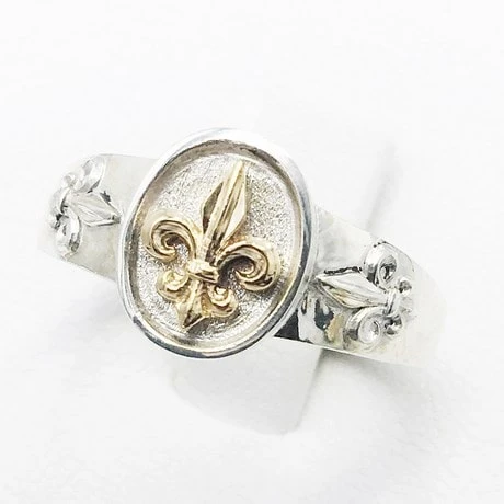 Bague Fleur De Lys 3 Bague Fleur De Lys