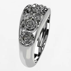 Bague Fleur De Rose -Vivalatina Boutiqe Bague fleur rose 3