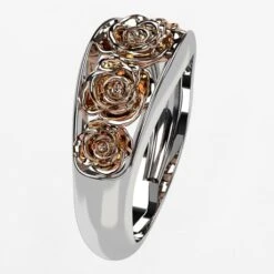 Bague Fleur De Rose -Vivalatina Boutiqe Bague fleur rose 7