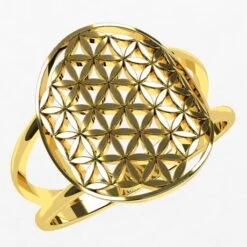 Bague Fleur De Vie -Vivalatina Boutiqe Bague fleur vie or 7