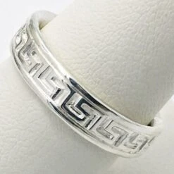 Bague Grecque Avec Motifs Grecs Antique -Vivalatina Boutiqe Bague grecque 2