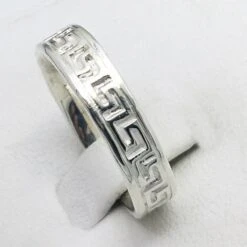 Bague Grecque Avec Motifs Grecs Antique -Vivalatina Boutiqe Bague grecque 4
