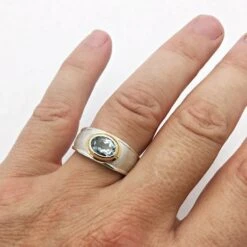 Bague Pour Homme Avec Pierre -Vivalatina Boutiqe Bague homme pierre topaze 12