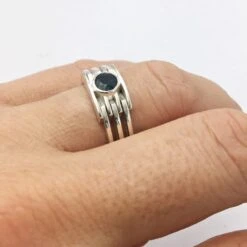 Bague Homme Saphir 31 Bague Homme Saphir -Vivalatina Boutiqe Bague homme saphir 8 1