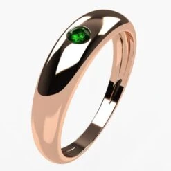 Bague Jonc Avec Pierre Précieuse 29 Bague Jonc Avec Pierre Précieuse -Vivalatina Boutiqe Bague jonc emeraude 12