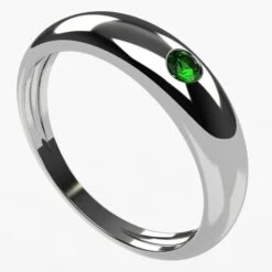 Bague Jonc Avec Pierre Précieuse 25 Bague Jonc Avec Pierre Précieuse -Vivalatina Boutiqe Bague jonc emeraude 7