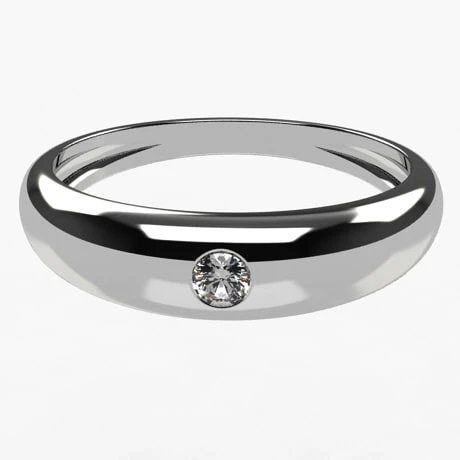 Bague Jonc Or Et Diamant 7 Bague Jonc Or Et Diamant – Image 5