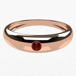 Bague Jonc Avec Pierre Précieuse 36 Bague Jonc Avec Pierre Précieuse -Vivalatina Boutiqe Bague jonc rubis 10