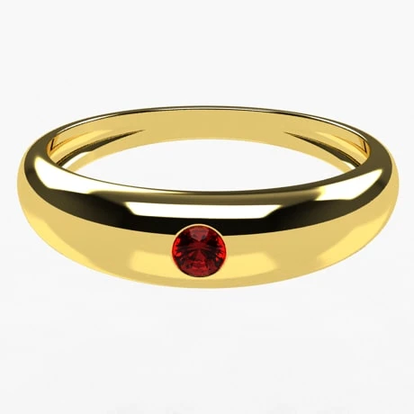 Bague Jonc Avec Pierre Précieuse 11 Bague Jonc Avec Pierre Précieuse – Image 9