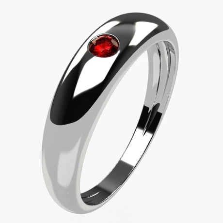 Bague Jonc Avec Pierre Précieuse 16 Bague Jonc Avec Pierre Précieuse – Image 14