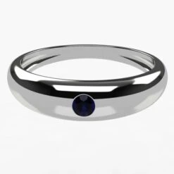 Bague Jonc Avec Pierre Précieuse 40 Bague Jonc Avec Pierre Précieuse -Vivalatina Boutiqe Bague jonc saphir 6