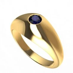 Bague Jonc Saphir