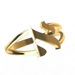 Bague Juive Initiale Aleph 34 Bague Juive Initiale Aleph -Vivalatina Boutiqe Bague juive lettre aleph 15