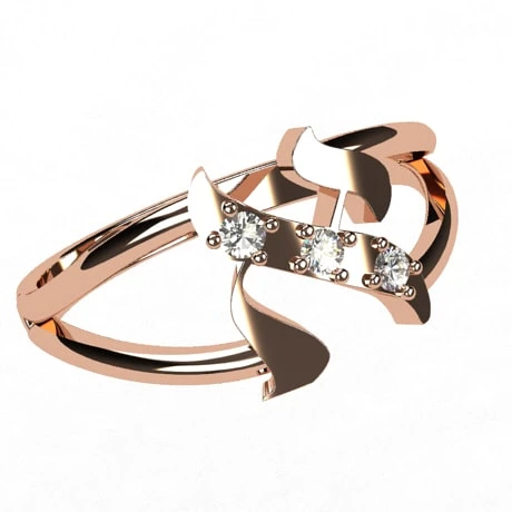 Bague Juive Initiale Aleph 10 Bague Juive Initiale Aleph – Image 8