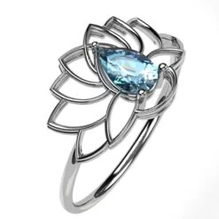 Bague Fleur De Lotus -Vivalatina Boutiqe Bague lotus 3