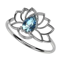 Bague Fleur De Lotus -Vivalatina Boutiqe Bague lotus 5