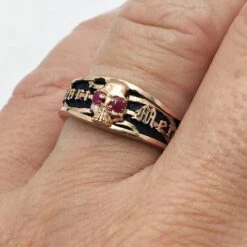 Bague Memento Mori 29 Bague Memento Mori -Vivalatina Boutiqe Bague memento mori 11