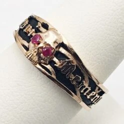 Bague Memento Mori 33 Bague Memento Mori -Vivalatina Boutiqe Bague memento mori 6