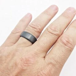 Bague Noire Pour Homme -Vivalatina Boutiqe Bague noire homme 7