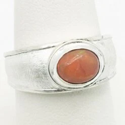 Bague Pour Homme Avec Pierre -Vivalatina Boutiqe Bague opale argent pour homme 1