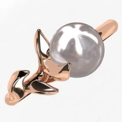 Bague Perle De Culture -Vivalatina Boutiqe Bague perle culture or 13