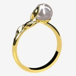 Bague Perle De Culture -Vivalatina Boutiqe Bague perle culture or 9