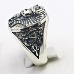 Bague Pharaon En Argent Pour Homme -Vivalatina Boutiqe Bague pharaon 12
