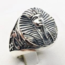 Bague Pharaon En Argent Pour Homme -Vivalatina Boutiqe Bague pharaon 13