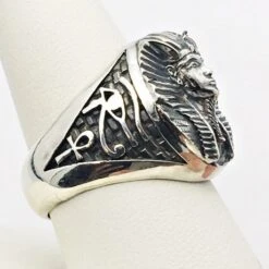 Bague Pharaon En Argent Pour Homme -Vivalatina Boutiqe Bague pharaon 15