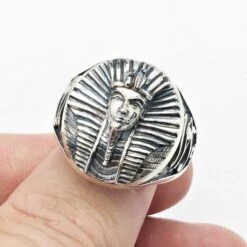 Bague Pharaon En Argent Pour Homme -Vivalatina Boutiqe Bague pharaon 19